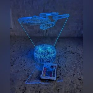Smalody Night Lights 3D Optical Illusion Multi-Colored Change